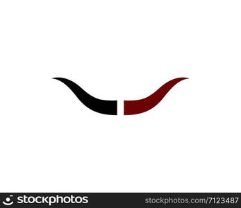 Bull Horn Logo Template vector icon illustration