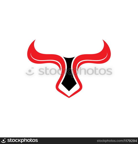 BULL Horn Logo Template vector icon illustration design