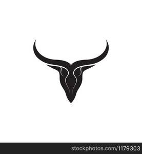 BULL Horn Logo Template vector icon illustration design