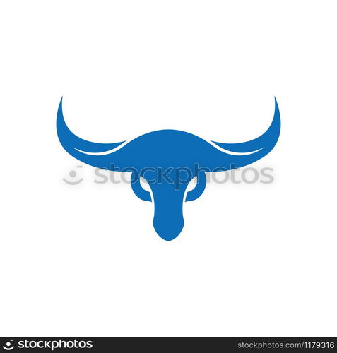 BULL Horn Logo Template vector icon illustration design