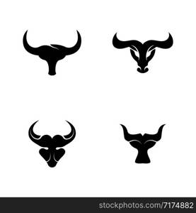 BULL Horn Logo Template vector icon illustration design