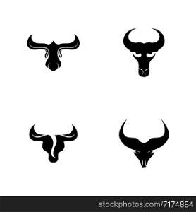 BULL Horn Logo Template vector icon illustration design