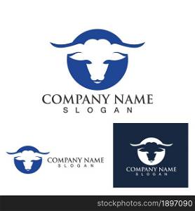 Bull logo and symbol vector eps