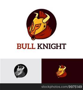 Bull Sparta Knight Mascot Sport Game Logo