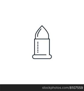 Bullet creative icon from war icons collection Vector Image
