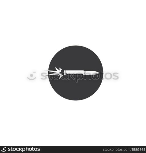Bullet icon vector illustration template