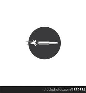 Bullet icon vector illustration template