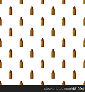 Bullet pattern seamless repeat in cartoon style vector illustration. Bullet pattern seamless
