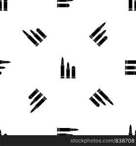 Bullets pattern repeat seamless in black color for any design. Vector geometric illustration. Bullets pattern seamless black