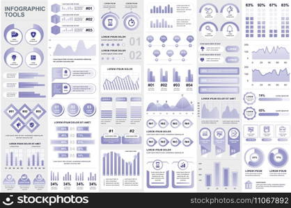 Bundle infographic elements data visualization vector design template. Can be used for steps, business processes, workflow, diagram, flowchart concept, timeline, marketing icons, info graphics.