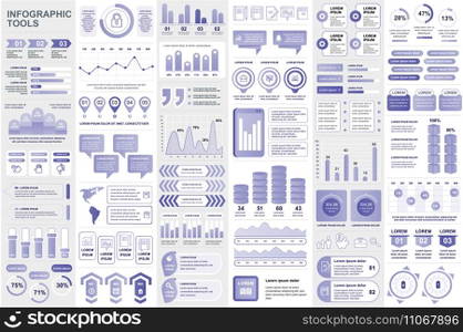 Bundle infographic elements data visualization vector design template. Can be used for steps, business processes, workflow, diagram, flowchart concept, timeline, marketing icons, info graphics.