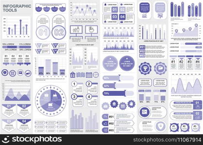 Bundle infographic elements data visualization vector design template. Can be used for steps, business processes, workflow, diagram, flowchart concept, timeline, marketing icons, info graphics.