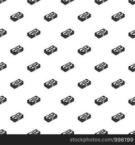 Bundle note pattern vector seamless repeating for any web design. Bundle note pattern vector seamless