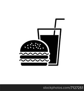 burger and drink icon