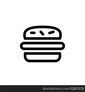 Burger icon design vector template