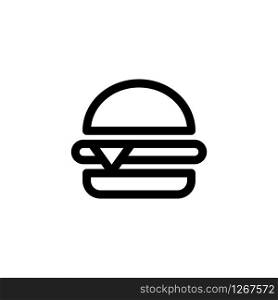 Burger icon design vector template