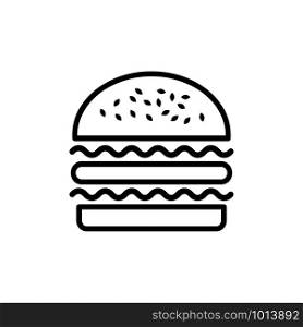 Burger icon trendy