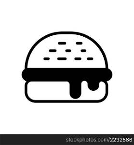 Burger icon vector design template