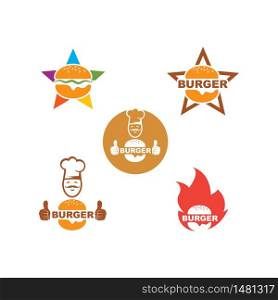 burger icon vector illustration design template