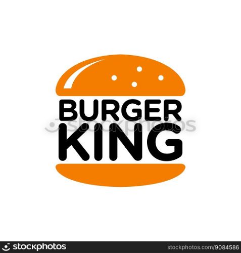 burger logo vector design illustration