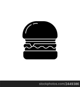 Burger logo vector icon illustration design