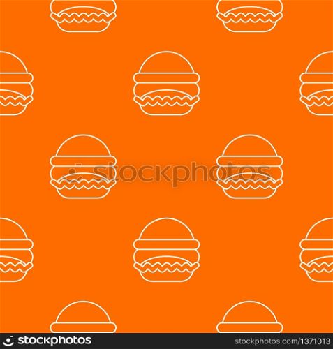 Burger pattern vector orange for any web design best. Burger pattern vector orange