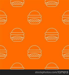 Burger pattern vector orange for any web design best. Burger pattern vector orange