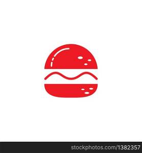 Burger vector logo design. Burger cafe logo.