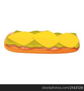 Burger with cheese icon cartoon vector. Fast food. American sandwich. Burger with cheese icon cartoon vector. Fast food