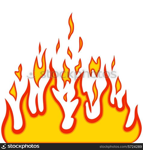 Burn flame fire vector background