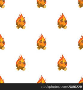 Burning bonfire pattern seamless background texture repeat wallpaper geometric vector. Burning bonfire pattern seamless vector
