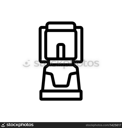 burning kerosene lamp icon vector. burning kerosene lamp sign. isolated contour symbol illustration. burning kerosene lamp icon vector outline illustration