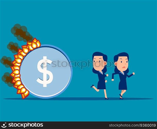 Burning money is urgent. The coin burning follow business person