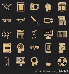 Bursary icons set. Simple set of 25 bursary vector icons for web for any design. Bursary icons set, simple style