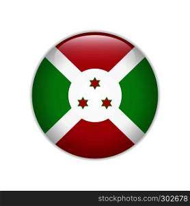 Burundi flag on button