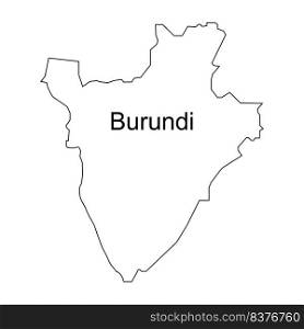 burundi map icon vector illustration design