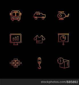 bus , helicopter , truck , shirt , bricks , cube , transport , travel ,transportation , traveling , boat , ship , plane , car , bus , truck , ticket , train , hardware , money, cart , shopping, icon, vector, design, flat, collection, style, creative, icons