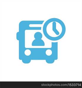 bus icon flat vector logo design trendy illustration signage symbol graphic simple