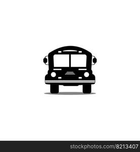 Bus icon logo, vector design illustration 