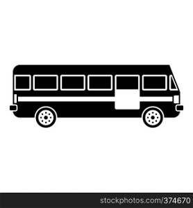 Bus icon. Simple illustration of bus vector icon for web design. Bus icon, simple style