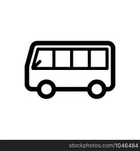 Bus icon trendy