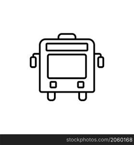 Bus icon vector design templates on white background