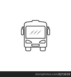 Bus icon vector illustration design template
