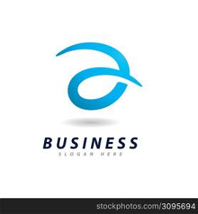 Business A letter, identity logo vector design