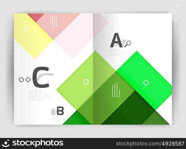 Business a4 business brochure geometrical template. Business a4 business brochure geometrical template. Vector design for workflow layout, diagram, number options or web design