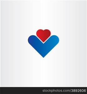 business abstract heart icon design