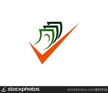 Business acounting money logo vector template