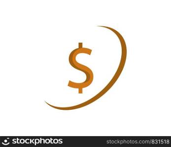 Business acounting money logo vector template