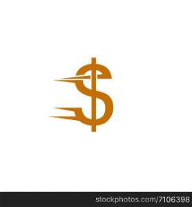 Business acountting dollar icon vector template