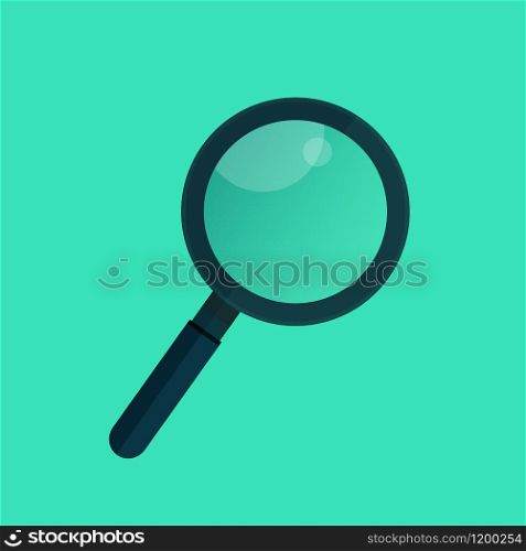 Business analysis, search symbol, magnifying glass isolated on a background, icon. Vector illustration. Vector illustration. Business analysis, search symbol, magnifying glass isolated on a background, icon.